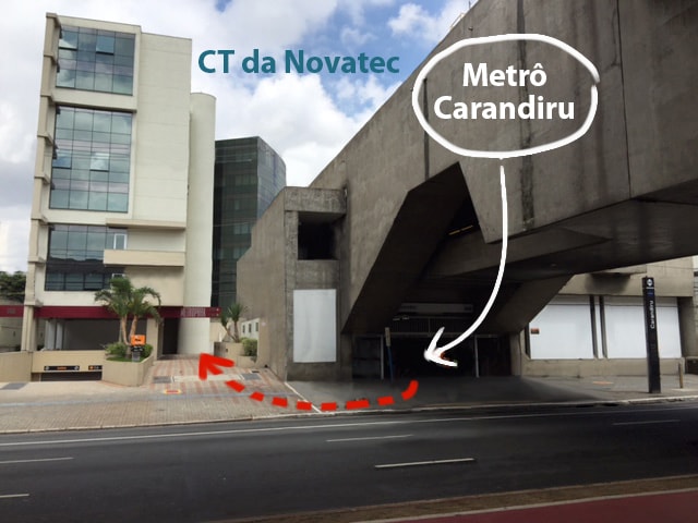 Como chegar no CT da Novatec